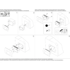 Ideal lux wire segnapasso antracite da esterni incasso parete led 1,5w 3000k ip65