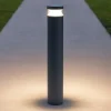 Ideal lux boeing pt h100 lampione da giardino antracite ip65 led