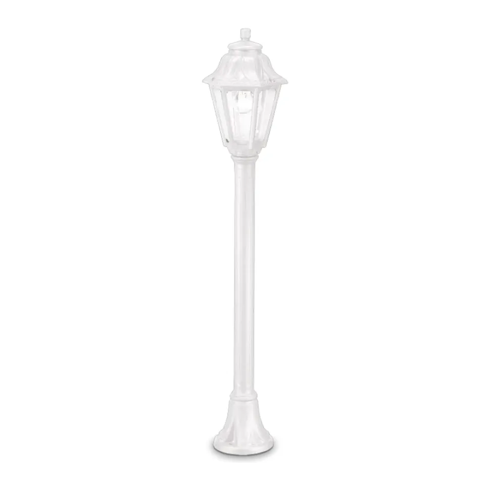 Ideal lux dafne pt1 lampioncino da giardino lanterna per esterno bianco ip55