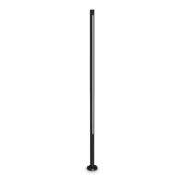 Ideal lux jedi pt h160 lampione da giardino nero nero led 25w 3000k