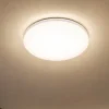 Ideal lux mib pl round plafoniera da esterno tonda led 3000k bianca ip65