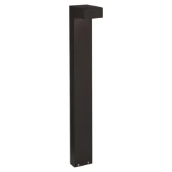 Ideal lux sirio pt2 lampione da esterno nero 80cm