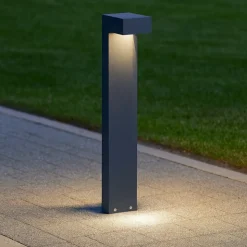 Ideal lux sirio pt2 lampioncino 60cm da giardino ip44 antracite moderno