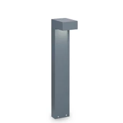 Ideal lux sirio pt2 lampioncino 60cm da giardino ip44 antracite moderno