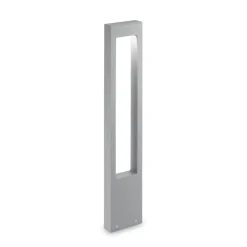 Ideal lux vega pt1 lampione da giardino per esterno grigio