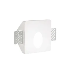 Ideal lux walky-3 fi segnapasso led 1w 3000k 220-240v di gesso bianco da incasso