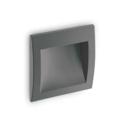 Ideal lux wire segnapasso per esterno antracite incasso parete led 4w 3000k ip65