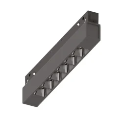 Ideal lux ego modulo faretti led 7w 3000k dimmera dali nero binario monofase
