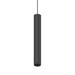 Ideal lux ego pendant lampada led 13w 3000k nero 48v ottica 30