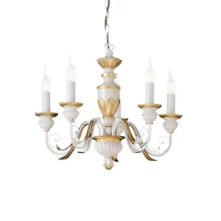Ideal lux firenze sp5 lampadario cinque luci classico per camera da letto