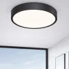 Ideal lux ray pl d60 plafoniera da bagno led 3000k 4000k nera ip44