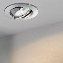 Ideal lux swing fi box 3 faretti orientabili da incasso a soffitto cromo