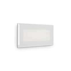 Indio fi 8w ideal lux segnapasso led 8w 3000k per esterno ip65 bianco da incasso
