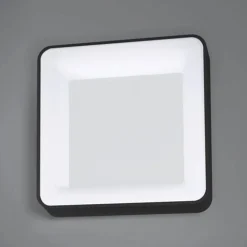 Inner-s plafoniera 60 nera quadrata 50w 3000k 4000k dimmerabile vivida