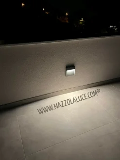 Isyluce segnapasso led 6w 3000k esterno marrone corten