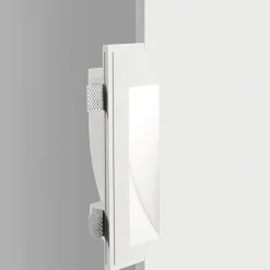 Isyluce faretto segnapasso gesso da incasso a scomparsa per scale