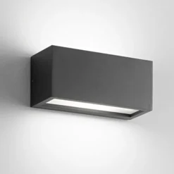 Isyluce metro applique da esterno 24w 3000k antracite