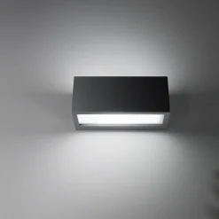 Isyluce metro applique da esterno 24w 3000k antracite