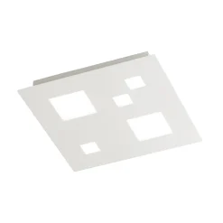 Isyluce plafoniera bianca led 25w 3000k quadrata per cucina