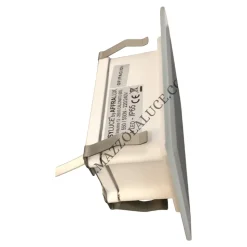 Isyluce segnapasso di vetro led 3w 3000k per esterno da incasso