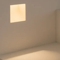 Isyluce segnapasso faretto gesso da incasso a scomparsa