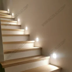 Isyluce segnapasso faretto gesso da incasso a scomparsa