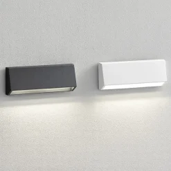Isyluce segnapasso led per esterno 4w 3000k doppia cover antracite bianco