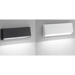 Isyluce segnapasso led per esterno 4w 3000k doppia cover antracite bianco