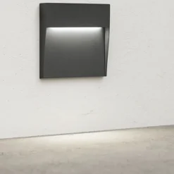 Isyluce segnapasso led 6w 4000k da esterno antracite senza incasso