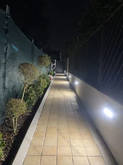 Isyluce segnapasso per esterno led 4w 4000k cover bianco antracite