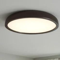 Isyluce zenal plafoniera sabbia rotonda led 55w 3000k 4000k dimmerabile
