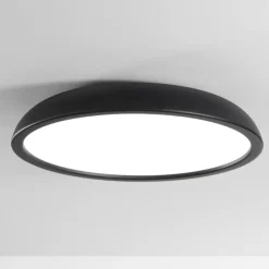 Isyluce zenal plafoniera nera led 55w 3000k 4000k dimmerabile