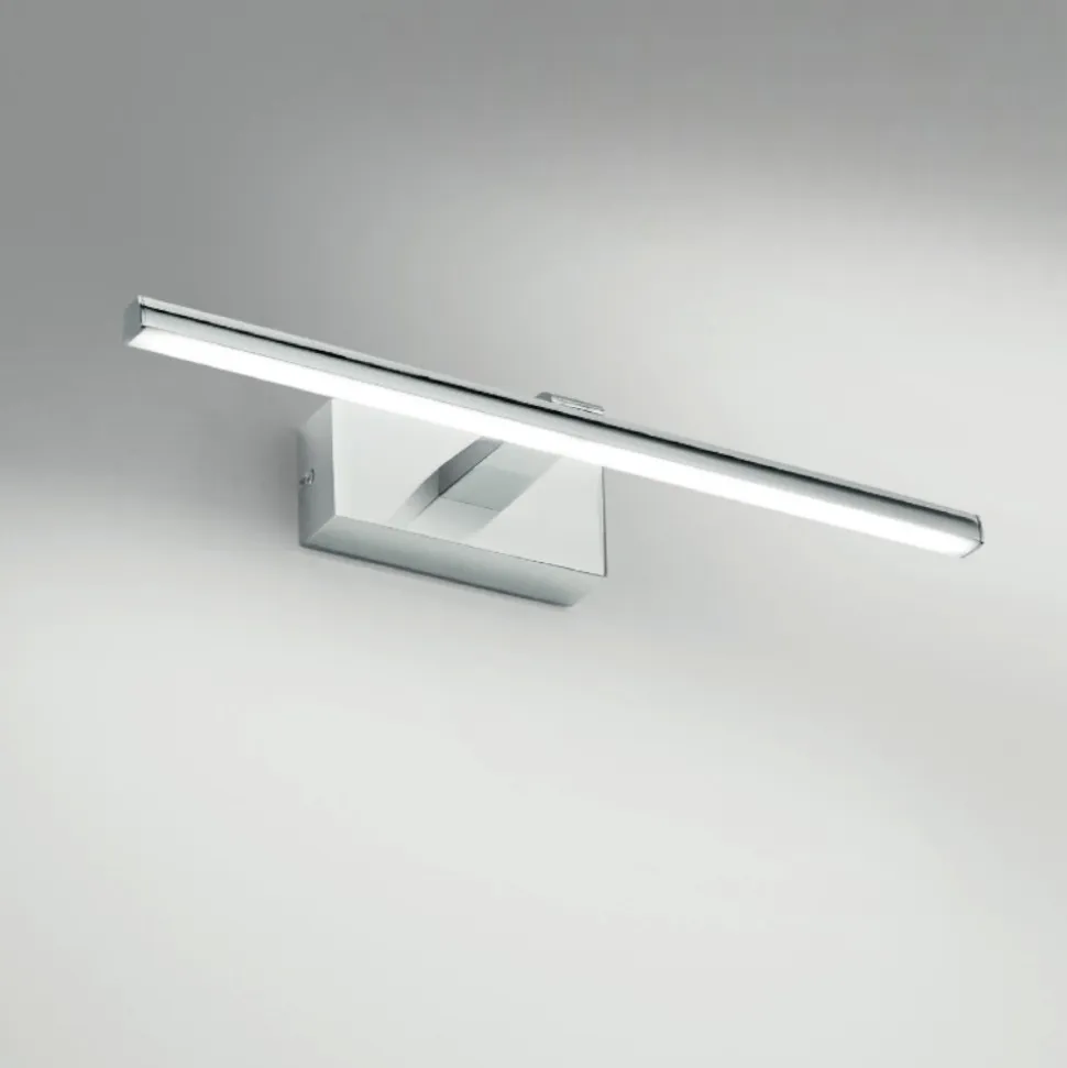 Isyluce applique da bagno per sopra specchio cromato 8w 3000k