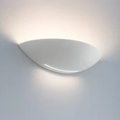 Isyluce applique di gesso bianco per interni