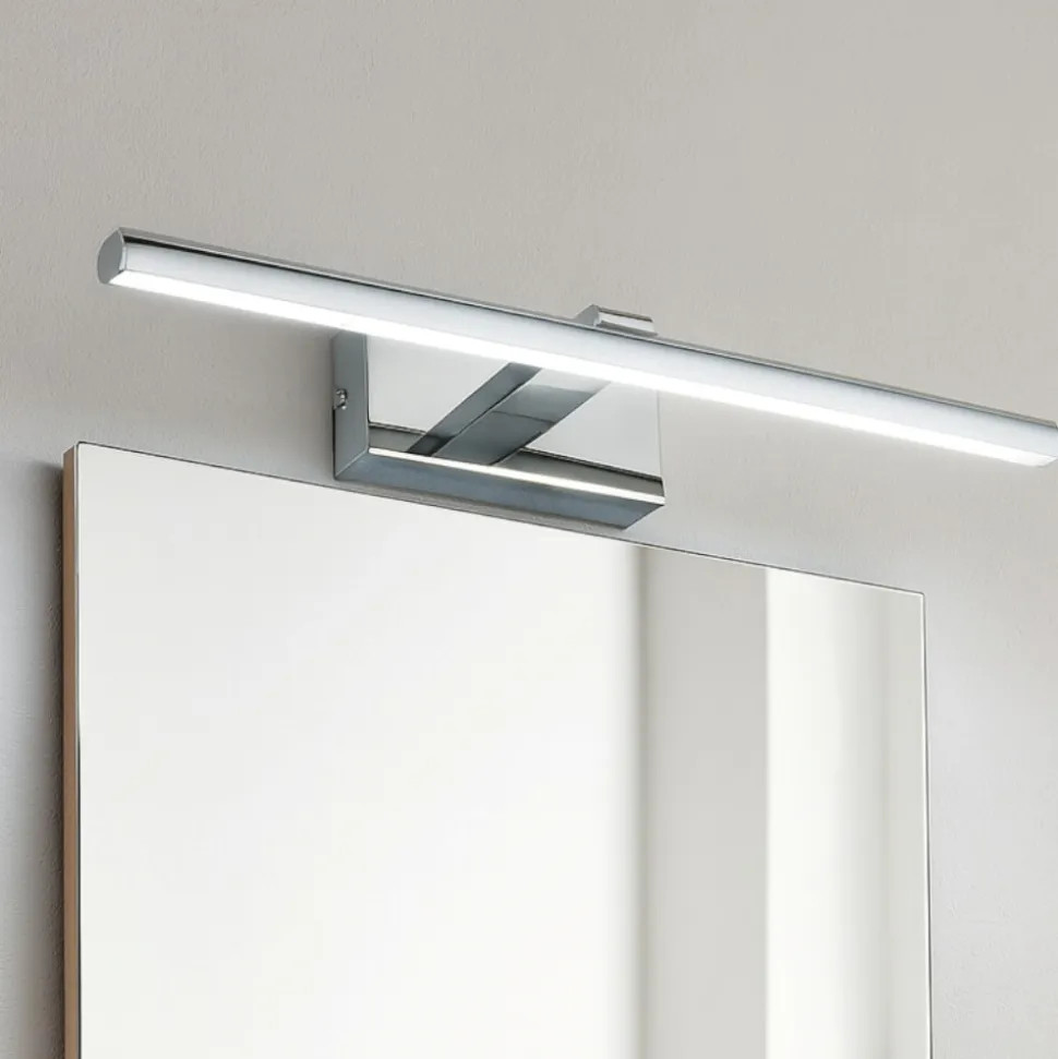 Isyluce applique per specchio da bagno 8w 4000k cromo