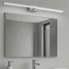Isyluce applique specchio da bagno 12w 3000k squadrato cromo
