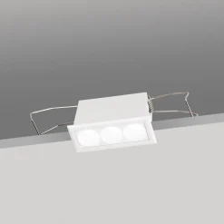Isyluce exacta faretto da incasso a soffitto led 4w 3000k