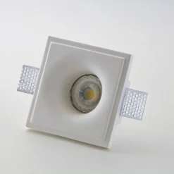Isyluce faretto di gesso tondo da incasso per soffitto cartongesso