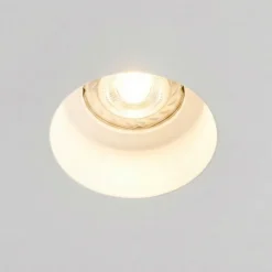 Isyluce faretto in gesso da incasso rotondo per cartongesso