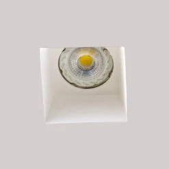 Isyluce faretto quadrato di gesso da incasso a soffitto