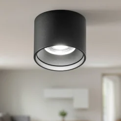 Isyluce focus faretto led nero cilindro 16w 3000k