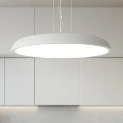 Isyluce grande lampadario zenal bianco per cucina led 108w 3000k 4000k dimmerabile