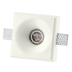 Isyluce mini faretto rotondo di gesso incasso per controsoffitto