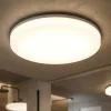 Isyluce plafoniera da bagno moderna rotonda bianca led 50w cct ip54