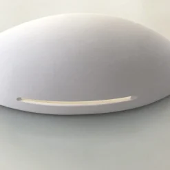 Isyluce shell applique di gesso bianca