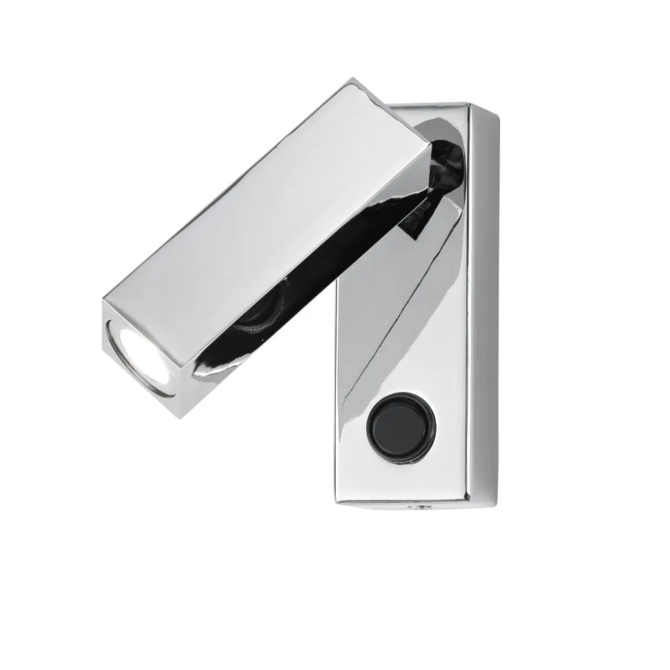 Isyluce zenit applique da comodino cromato orientabile