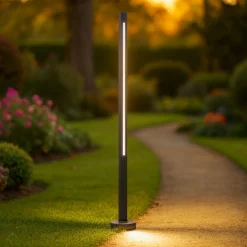Jedi pt h080 ideal lux lampione da giardino antracite led 12w 3000k