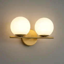 Jugen miloox applique ottone moderna per interno