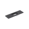 Kit0045 staffa da parete copri fori nero per art 7612