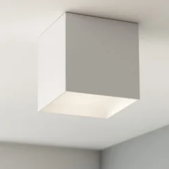 Kubiko pl ideal lux faretto led cubo bianco per interni led 10w 3000k